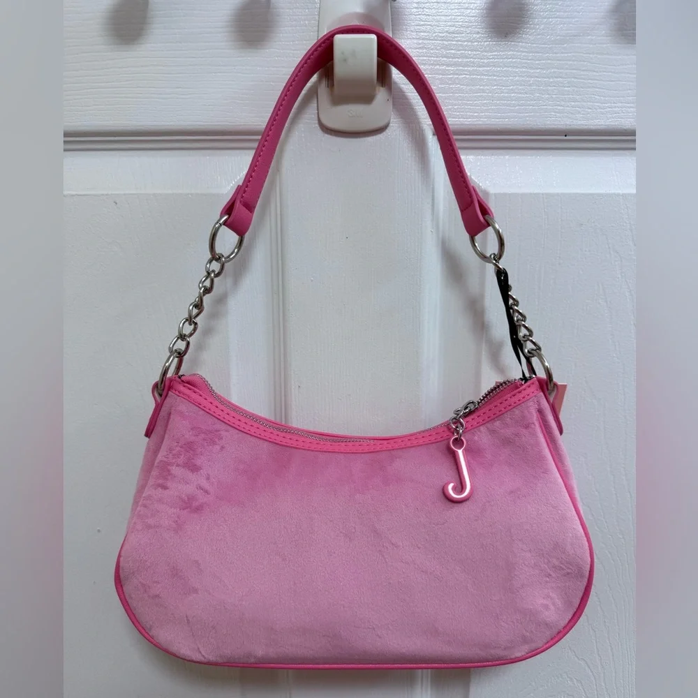 NWT Juicy Couture Cherry Blossom Juicy Girls Rule Shoulder Bag - Picture 3 of 4